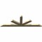 Ekena Millwork Saratoga Rough Sawn Timber Gable Bracket, Douglas Fir, 108"W x 36"H x 4"D x 6"F, 8/12 Pitch GBW108X36X0406SAR00RDF - alternate 2